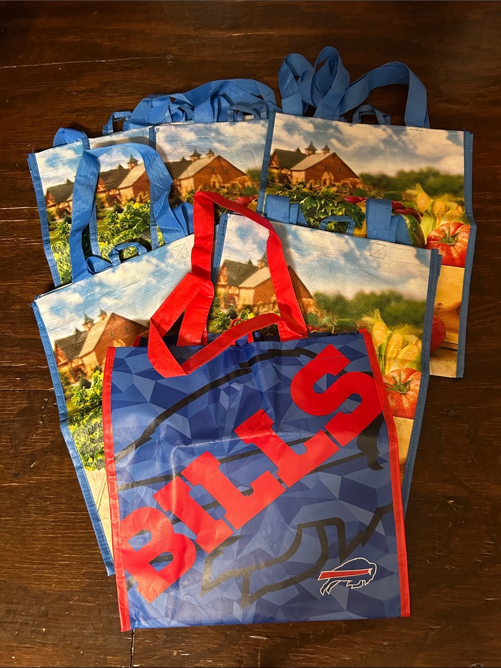 Seven Reusable Bags